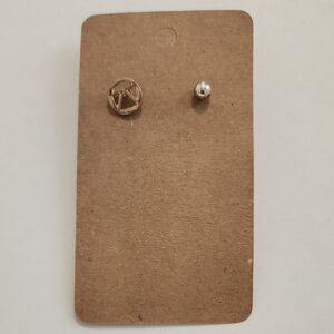Gold Tone Circle Knot Stud Earrings - Women Jewelry